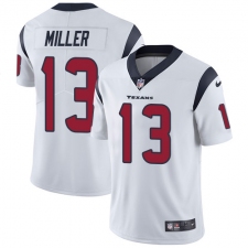 Men's Nike Houston Texans #13 Braxton Miller Limited White Vapor Untouchable NFL Jersey