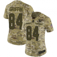 Women's Nike Houston Texans #84 Ryan Griffin Limited Camo 2018 Salute to Service NFL Jersey