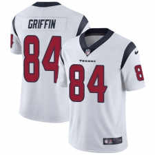 Youth Nike Houston Texans #84 Ryan Griffin Elite White NFL Jersey