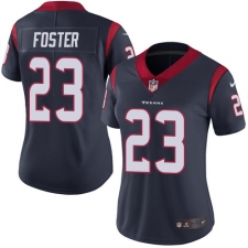 Women's Nike Houston Texans #23 Arian Foster Limited Navy Blue Team Color Vapor Untouchable NFL Jersey