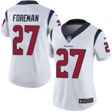 Women's Nike Houston Texans #27 D'Onta Foreman Elite White NFL Jersey