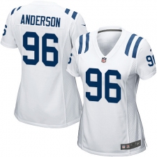 Women's Nike Indianapolis Colts #96 Henry Anderson Game White NFL Jersey