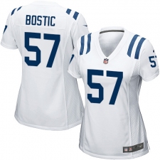Women's Nike Indianapolis Colts #57 Jon Bostic Game White NFL Jersey