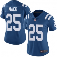 Women's Nike Indianapolis Colts #25 Marlon Mack Elite Royal Blue Team Color NFL Jersey