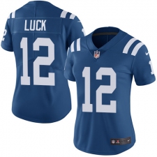 Women's Nike Indianapolis Colts #12 Andrew Luck Elite Royal Blue Team Color NFL Jersey