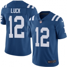 Youth Nike Indianapolis Colts #12 Andrew Luck Royal Blue Team Color Vapor Untouchable Limited Player NFL Jersey