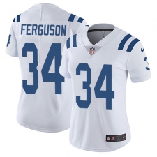 Women's Nike Indianapolis Colts #34 Josh Ferguson Elite White NFL Jersey