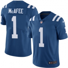 Youth Nike Indianapolis Colts #1 Pat McAfee Elite Royal Blue Team Color NFL Jersey