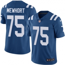 Men's Nike Indianapolis Colts #75 Jack Mewhort Royal Blue Team Color Vapor Untouchable Limited Player NFL Jersey