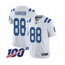 Men's Indianapolis Colts #88 Marvin Harrison White Vapor Untouchable Limited Player 100th Season Football Jersey