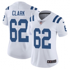 Women's Nike Indianapolis Colts #62 Le'Raven Clark Elite White NFL Jersey