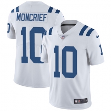 Men's Nike Indianapolis Colts #10 Donte Moncrief White Vapor Untouchable Limited Player NFL Jersey