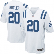 Men's Nike Indianapolis Colts #20 Darius Butler Game White NFL Jersey
