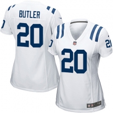 Women's Nike Indianapolis Colts #20 Darius Butler Game White NFL Jersey