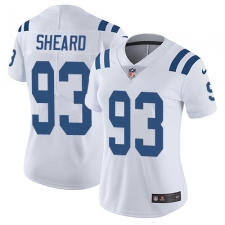 Women's Nike Indianapolis Colts #93 Jabaal Sheard Elite White NFL Jersey