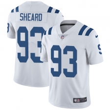 Youth Nike Indianapolis Colts #93 Jabaal Sheard White Vapor Untouchable Limited Player NFL Jersey