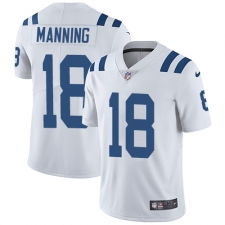 Youth Nike Indianapolis Colts #18 Peyton Manning White Vapor Untouchable Limited Player NFL Jersey