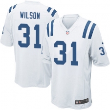 Men's Nike Indianapolis Colts #31 Quincy Wilson Game White NFL Jersey