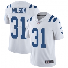 Men's Nike Indianapolis Colts #31 Quincy Wilson White Vapor Untouchable Limited Player NFL Jersey