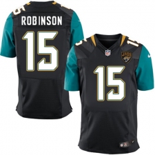 Men's Nike Jacksonville Jaguars #15 Allen Robinson Black Alternate Vapor Untouchable Elite Player NFL Jersey