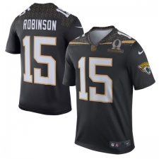 Men's Nike Jacksonville Jaguars #15 Allen Robinson Elite Black Team Irvin 2016 Pro Bowl NFL Jersey