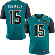 Men's Nike Jacksonville Jaguars #15 Allen Robinson Teal Green Team Color Vapor Untouchable Elite Player NFL Jersey