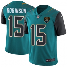 Youth Nike Jacksonville Jaguars #15 Allen Robinson Teal Green Team Color Vapor Untouchable Limited Player NFL Jersey