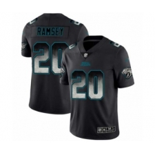 Men's Jacksonville Jaguars #20 Jalen Ramsey Limited Black Smoke Fashion Football Jersey