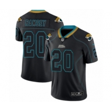 Men's Nike Jacksonville Jaguars #20 Jalen Ramsey Limited Lights Out Black Rush NFL Jersey