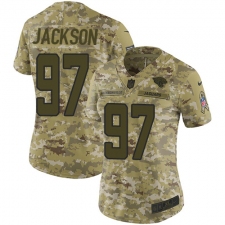 Women's Nike Jacksonville Jaguars #97 Malik Jackson Limited Camo 2018 Salute to Service NFL Jersey