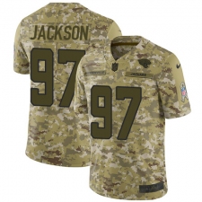 Youth Nike Jacksonville Jaguars #97 Malik Jackson Limited Camo 2018 Salute to Service NFL Jersey