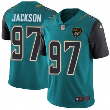 Youth Nike Jacksonville Jaguars #97 Malik Jackson Teal Green Team Color Vapor Untouchable Limited Player NFL Jersey