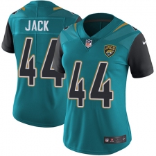Women's Nike Jacksonville Jaguars #44 Myles Jack Teal Green Team Color Vapor Untouchable Limited Player NFL Jersey