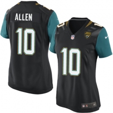 Women's Nike Jacksonville Jaguars #10 Brandon Allen Game Black Alternate NFL Jersey