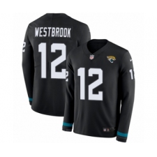Youth Nike Jacksonville Jaguars #12 Dede Westbrook Limited Black Therma Long Sleeve NFL Jersey