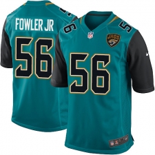 Men's Nike Jacksonville Jaguars #56 Dante Fowler Jr Game Teal Green Team Color NFL Jersey