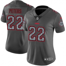 Women's Nike Kansas City Chiefs #22 Marcus Peters Gray Static Vapor Untouchable Limited NFL Jersey