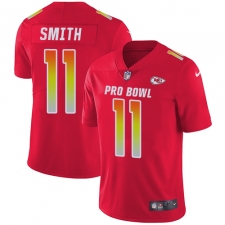 Youth Nike Kansas City Chiefs #11 Alex Smith Limited Red 2018 Pro Bowl NFL Jersey