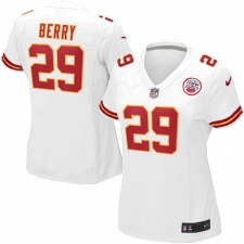 Women's Nike Kansas City Chiefs #29 Eric Berry Game White NFL Jersey