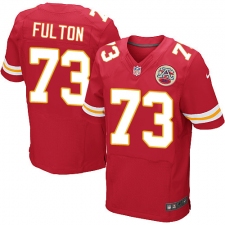 Men's Nike Kansas City Chiefs #73 Zach Fulton Red Team Color Vapor Untouchable Elite Player NFL Jersey