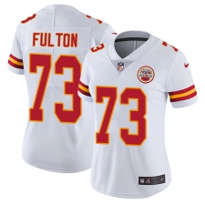 Women's Nike Kansas City Chiefs #73 Zach Fulton White Vapor Untouchable Limited Player NFL Jersey