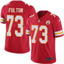 Youth Nike Kansas City Chiefs #73 Zach Fulton Red Team Color Vapor Untouchable Limited Player NFL Jersey