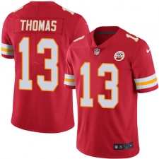 Youth Nike Kansas City Chiefs #13 De'Anthony Thomas Red Team Color Vapor Untouchable Limited Player NFL Jersey