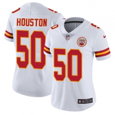 Women's Nike Kansas City Chiefs #50 Justin Houston White Vapor Untouchable Limited Player NFL Jersey