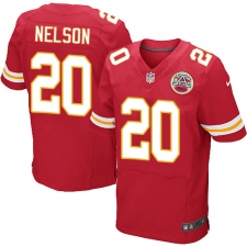 Men's Nike Kansas City Chiefs #20 Steven Nelson Red Team Color Vapor Untouchable Elite Player NFL Jersey