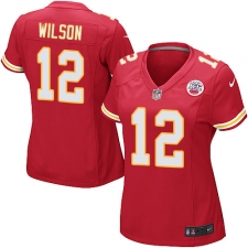 Women's Nike Kansas City Chiefs #12 Albert Wilson Game Red Team Color NFL Jersey