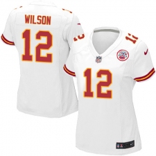Women's Nike Kansas City Chiefs #12 Albert Wilson Game White NFL Jersey
