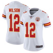 Women's Nike Kansas City Chiefs #12 Albert Wilson White Vapor Untouchable Limited Player NFL Jersey