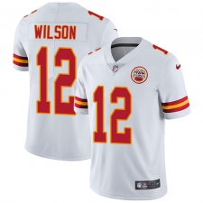 Youth Nike Kansas City Chiefs #12 Albert Wilson White Vapor Untouchable Limited Player NFL Jersey