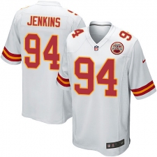 Men's Nike Kansas City Chiefs #94 Jarvis Jenkins Game White NFL Jersey